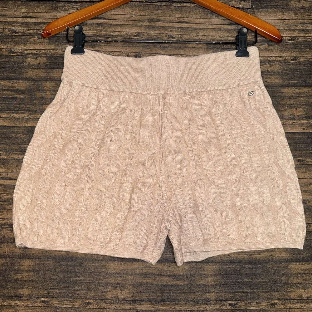 Sophia Intimates by Sofia Vergara Fleece Shorts Women's Size Small Beige